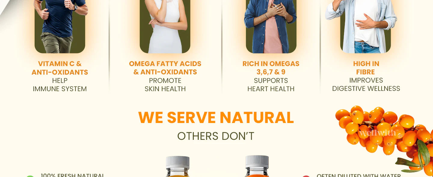 Health benefits of wellwith seabuckthorn pulp