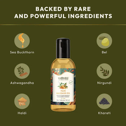 Ayurvedic Pain Relief (Massage) Oil - WellWith Ayuzera