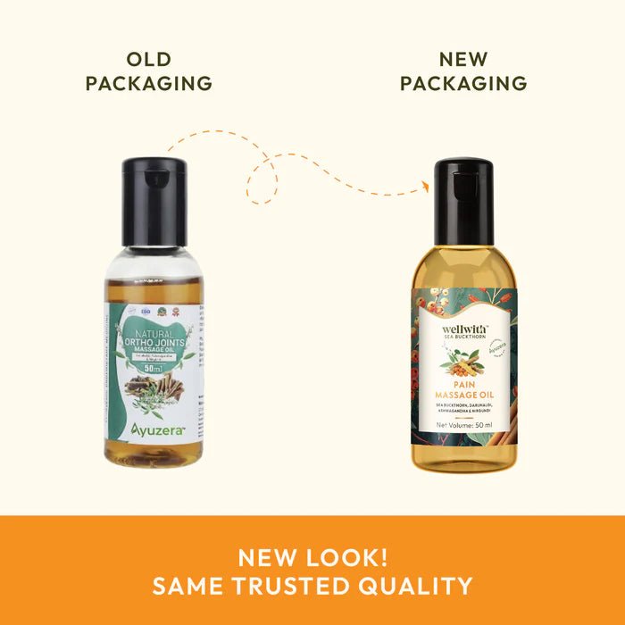 Ayurvedic Pain Relief (Massage) Oil - WellWith Ayuzera