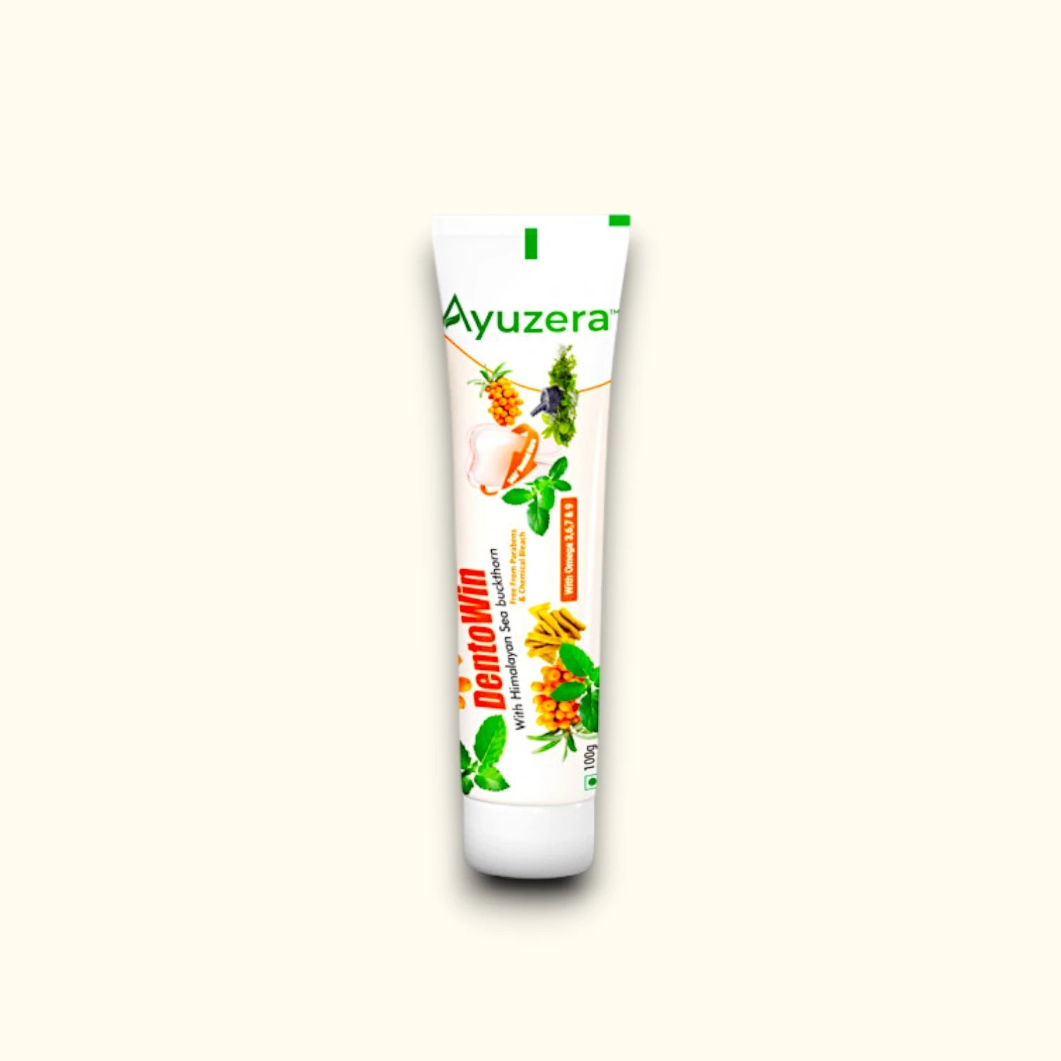 Dentowin Sea Buckthorn Herbal Toothpaste - WellWith Ayuzera