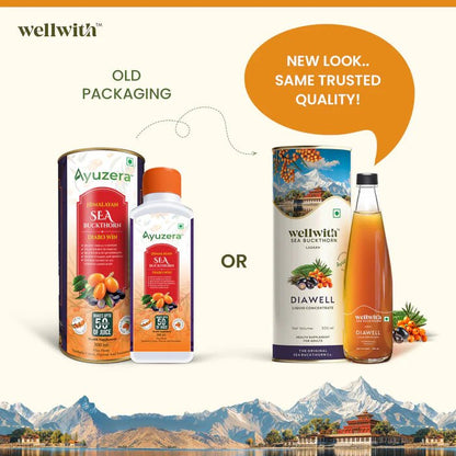 Sea Buckthorn DiaWell 300ml - WellWith Ayuzera