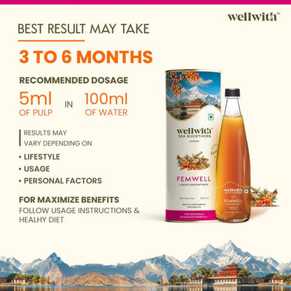 Sea Buckthorn FemWell 300ml - WellWith Ayuzera