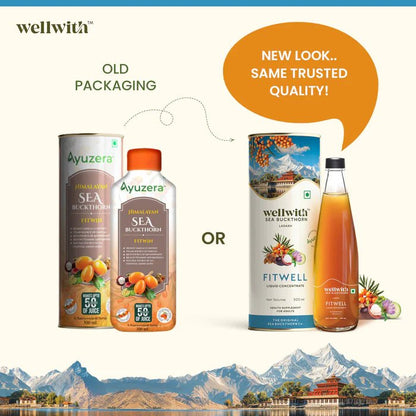 Sea Buckthorn FitWell 300ml - WellWith Ayuzera