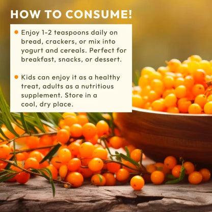 Sea Buckthorn Jam - WellWith Ayuzera