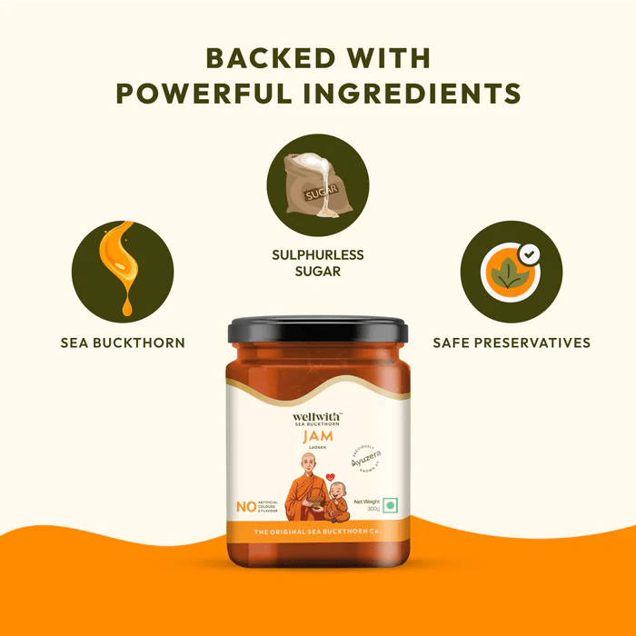 Sea Buckthorn Jam - WellWith Ayuzera