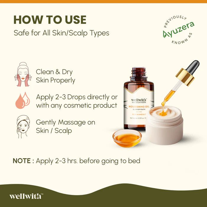 Sea Buckthorn Nourishing Oil - WellWith Ayuzera